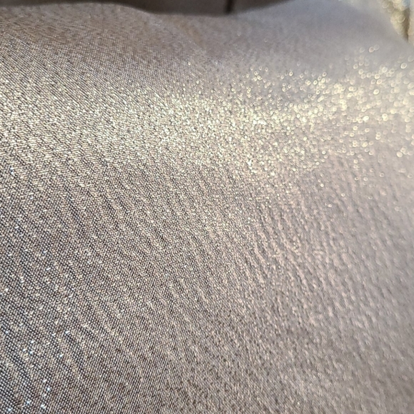 Christmas Throw Pillow Tree Scene Joy Season Burgundy Gold Lamé 12 x 16 Vintage - Picture 7 of 9